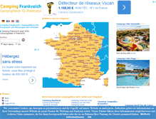 Tablet Screenshot of campingfrankreich.com